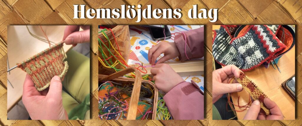 Händer som slöjdar