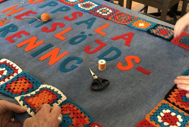 Uppsala hemslöjdsförenings banér