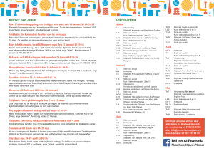 Vårprogrammet Mora Hemslöjdens Vänner 2026