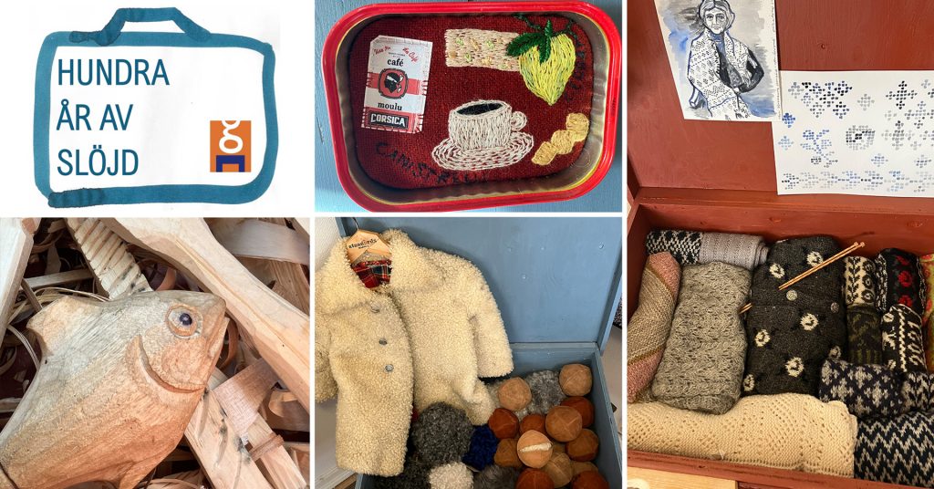 bildkollage av gotländsk hemslöjd