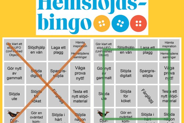 Hemslöjdsbingobrickor