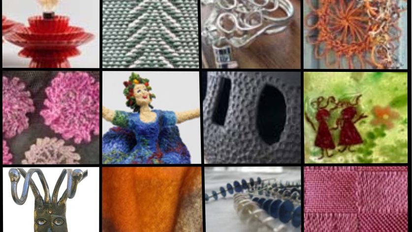 collage med bilder av olika hantverksföremål